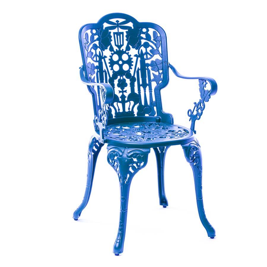 Garden armchair INDUSTRY blue - Eye on Design