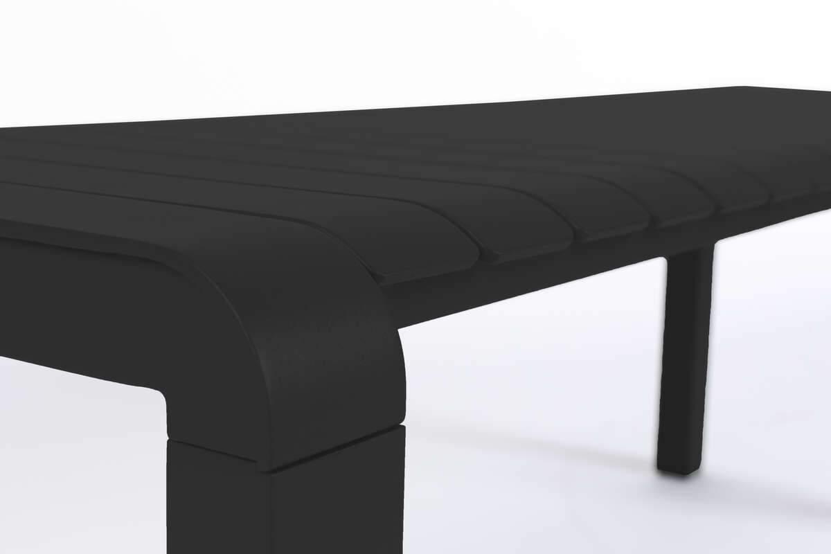 Garden bench VONDEL black - Eye on Design