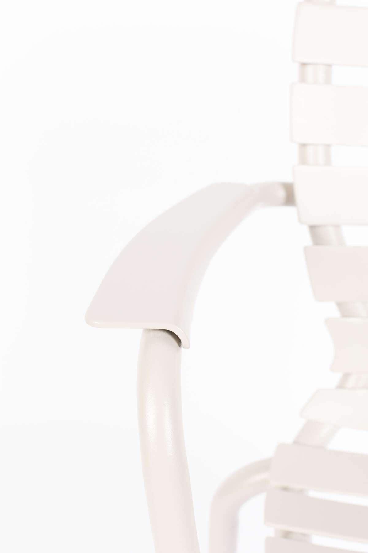 Garden chair with armrests VONDEL white, Zuiver, Eye on Design