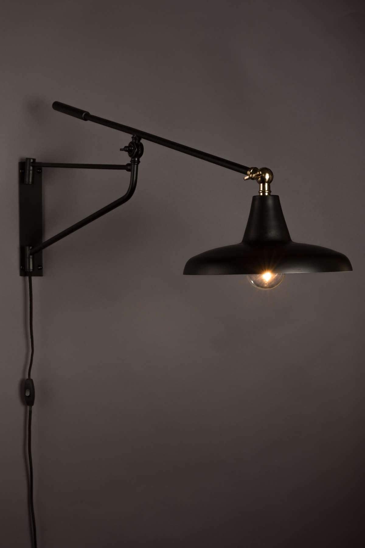 HECTOR wall lamp black, Dutchbone, Eye on Design