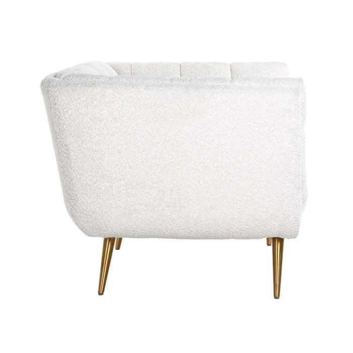 HUXLEY armchair white boucle - Eye on Design