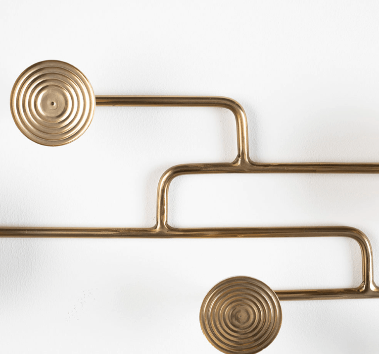 HYPNOTISING wall hanger brass - Eye on Design