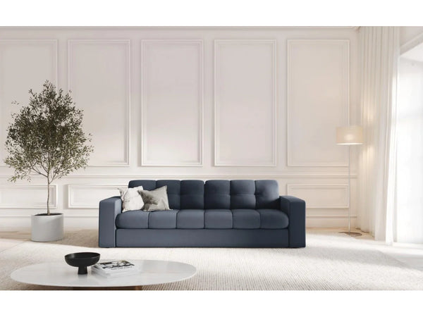 3-seater sofa JUSTIN dark blue