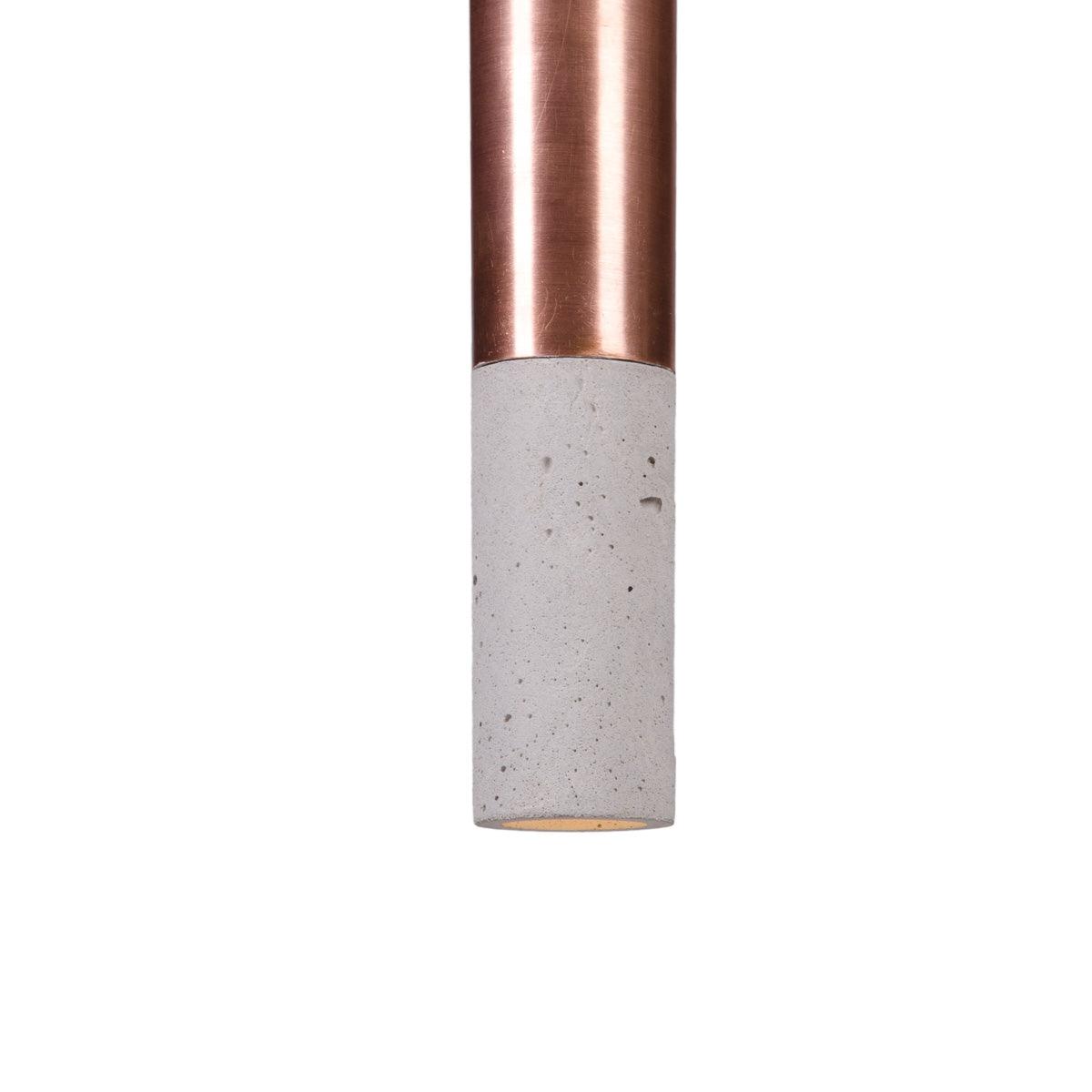 KALLA COPPER concrete pendant lamp - Eye on Design