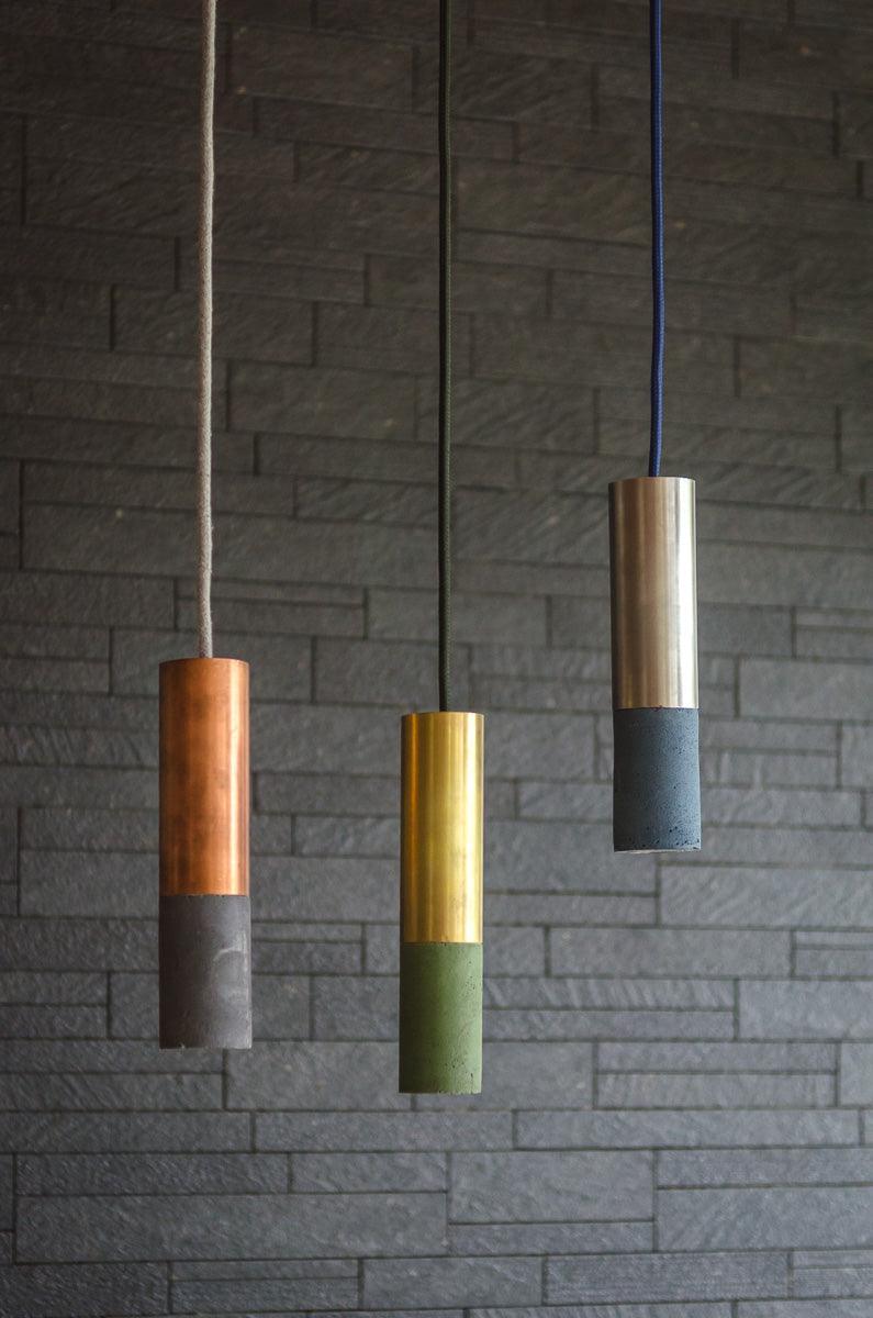 KALLA INOX concrete pendant lamp - Eye on Design