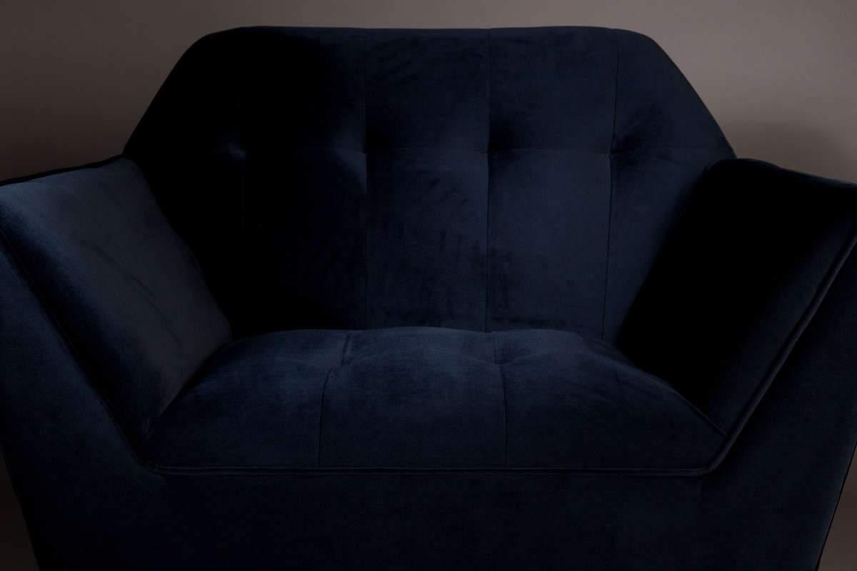 KATE lounge armchair navy blue - Eye on Design