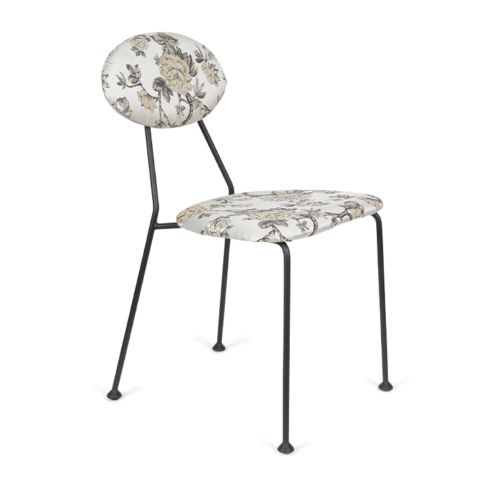 Our Bold Monkey Kiss The Froggy chair with a floral print is a new approach to the daily dining room chair. In the set or as a single addition to the MIX-And-Mother collection, the Bold Monkey Kiss The Froggy chair brings a little fun to the dining room.