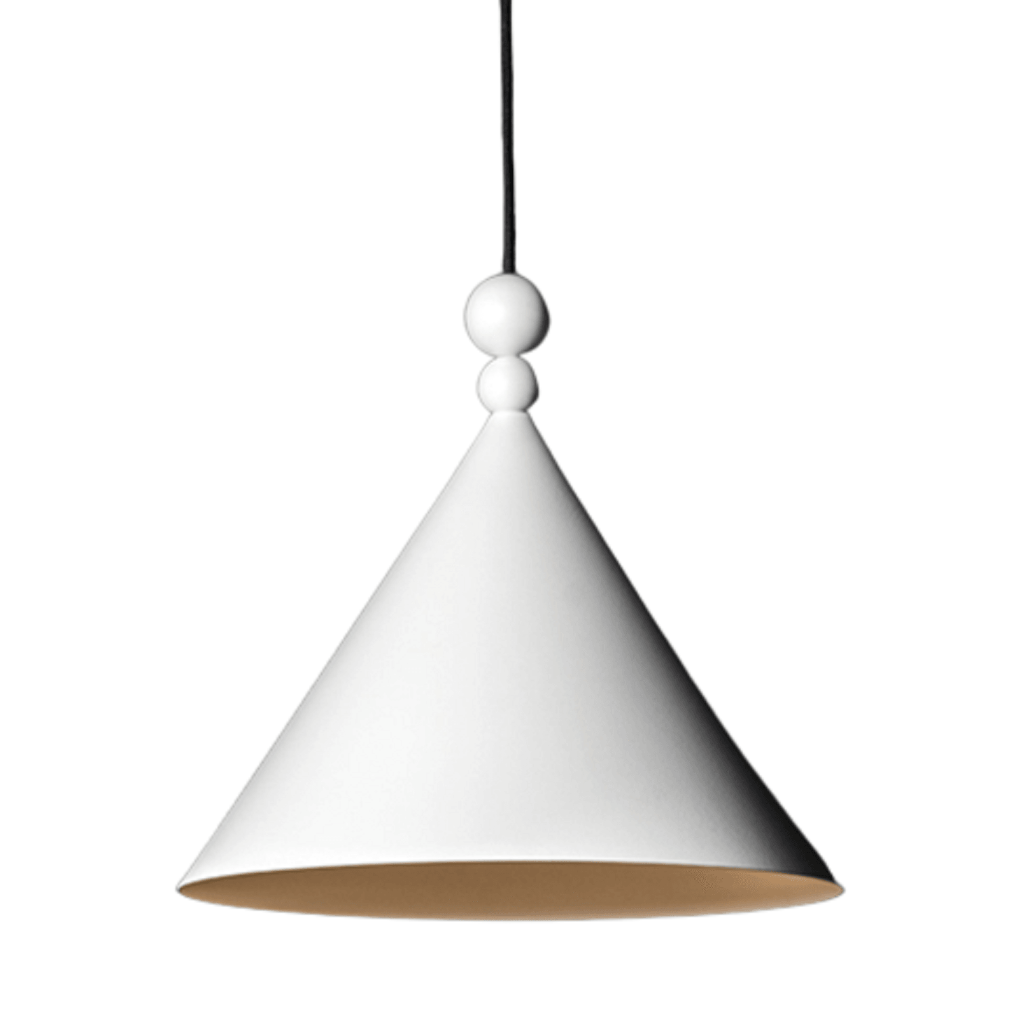 A designer hanging lamp is a proposal for those who like to play with colors in the interior. The simple, classic shape of the aluminum lampshade has been completed in a very elegant way with a matte finish. Thanks to the ability to adjust the length of the cable, it is comprehensive. The table lighting during meals in the dining room with Scandinavian decor, or an interesting element of lighting, and by the way an addition over the kitchen island.