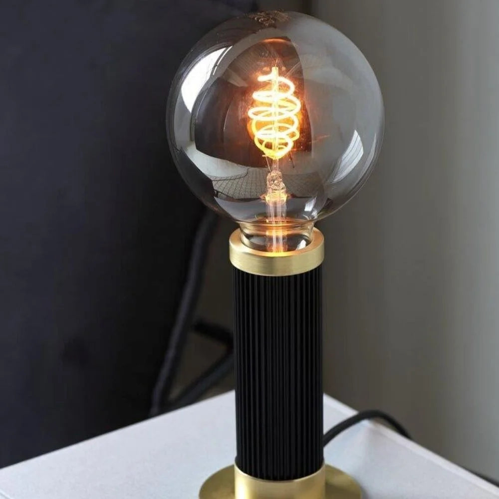 GALLOWAY table lamp black with gold details
