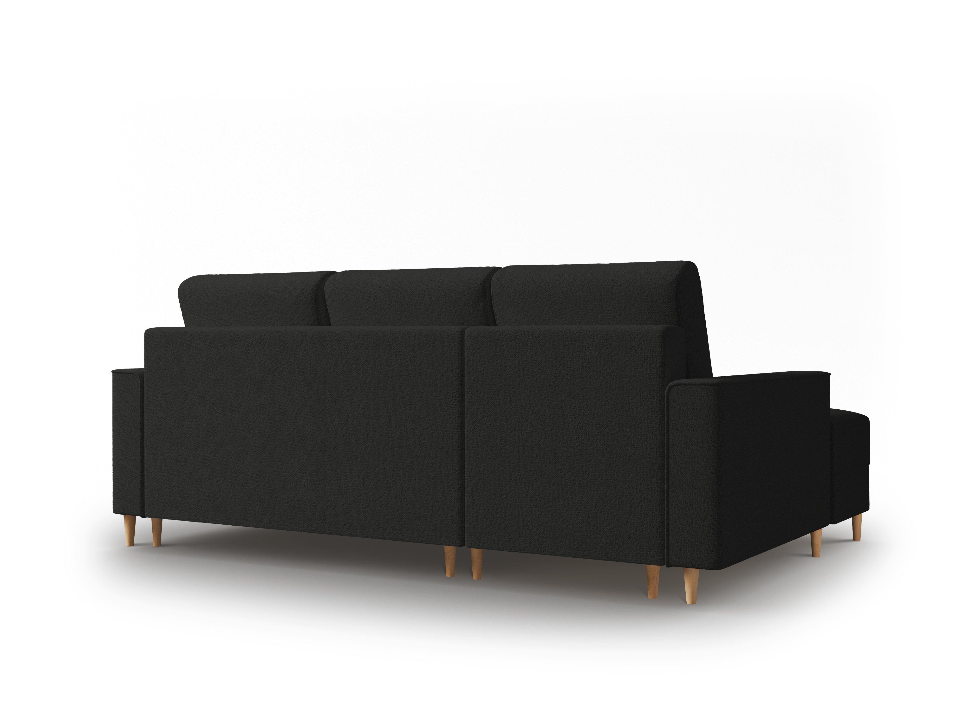 Boucle Left Corner Sofa With Bed Function And Box, "Cartadera", 4 Seats, 225x147x90
Made in Europe, Mazzini Sofas, Eye on Design