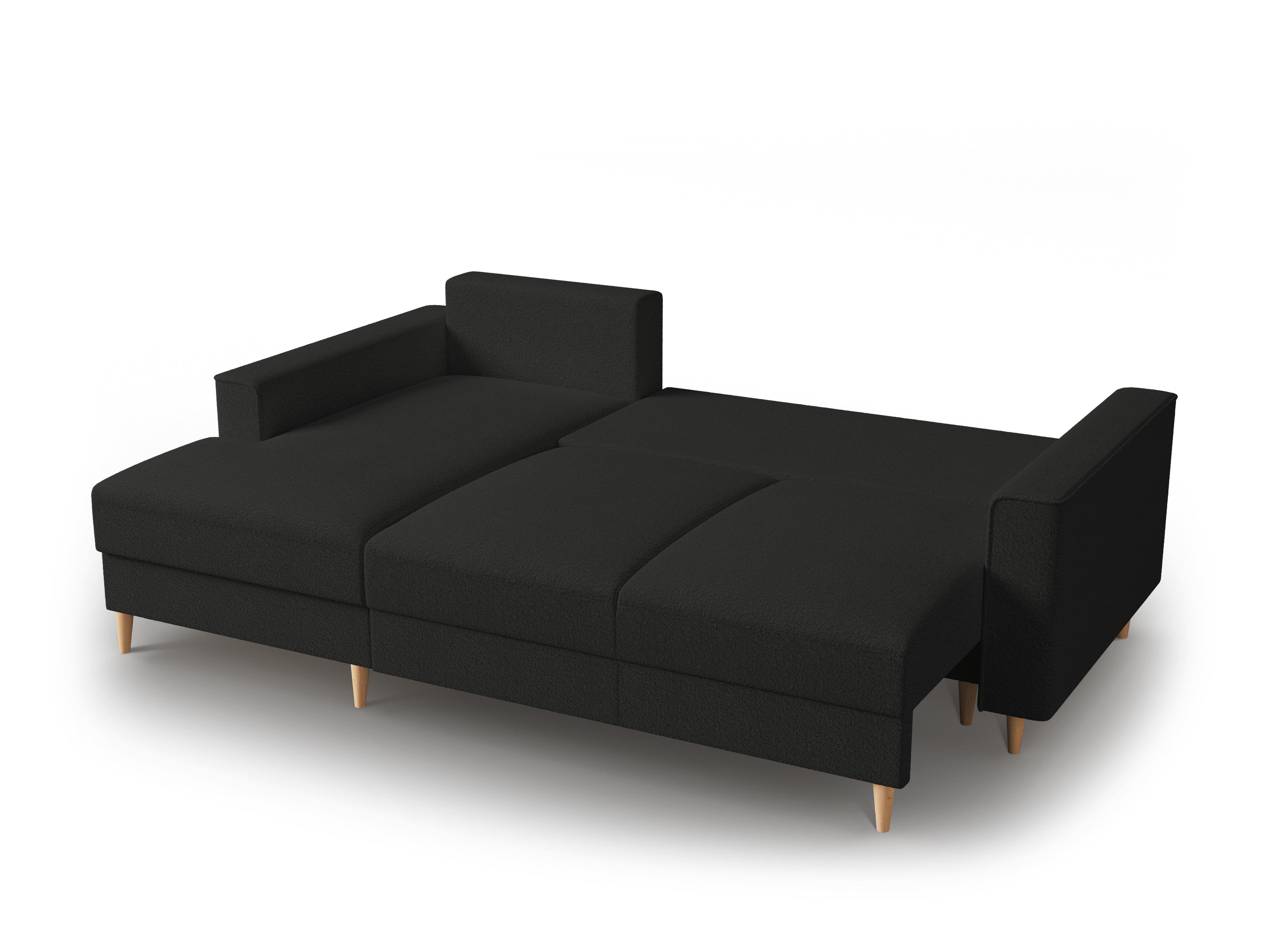 Boucle Left Corner Sofa With Bed Function And Box, "Cartadera", 4 Seats, 225x147x90
Made in Europe, Mazzini Sofas, Eye on Design