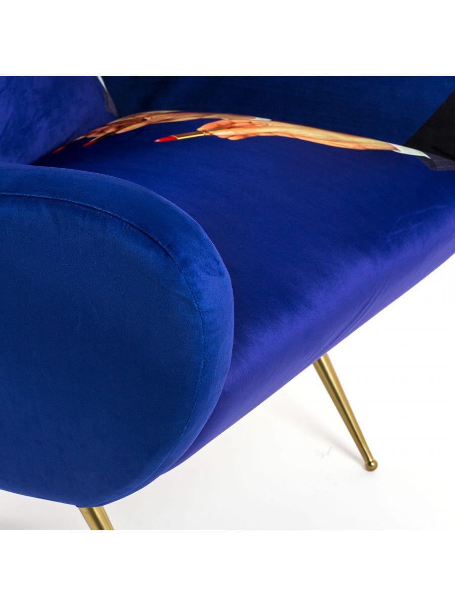 LIPSTICKS armchair blue - Eye on Design