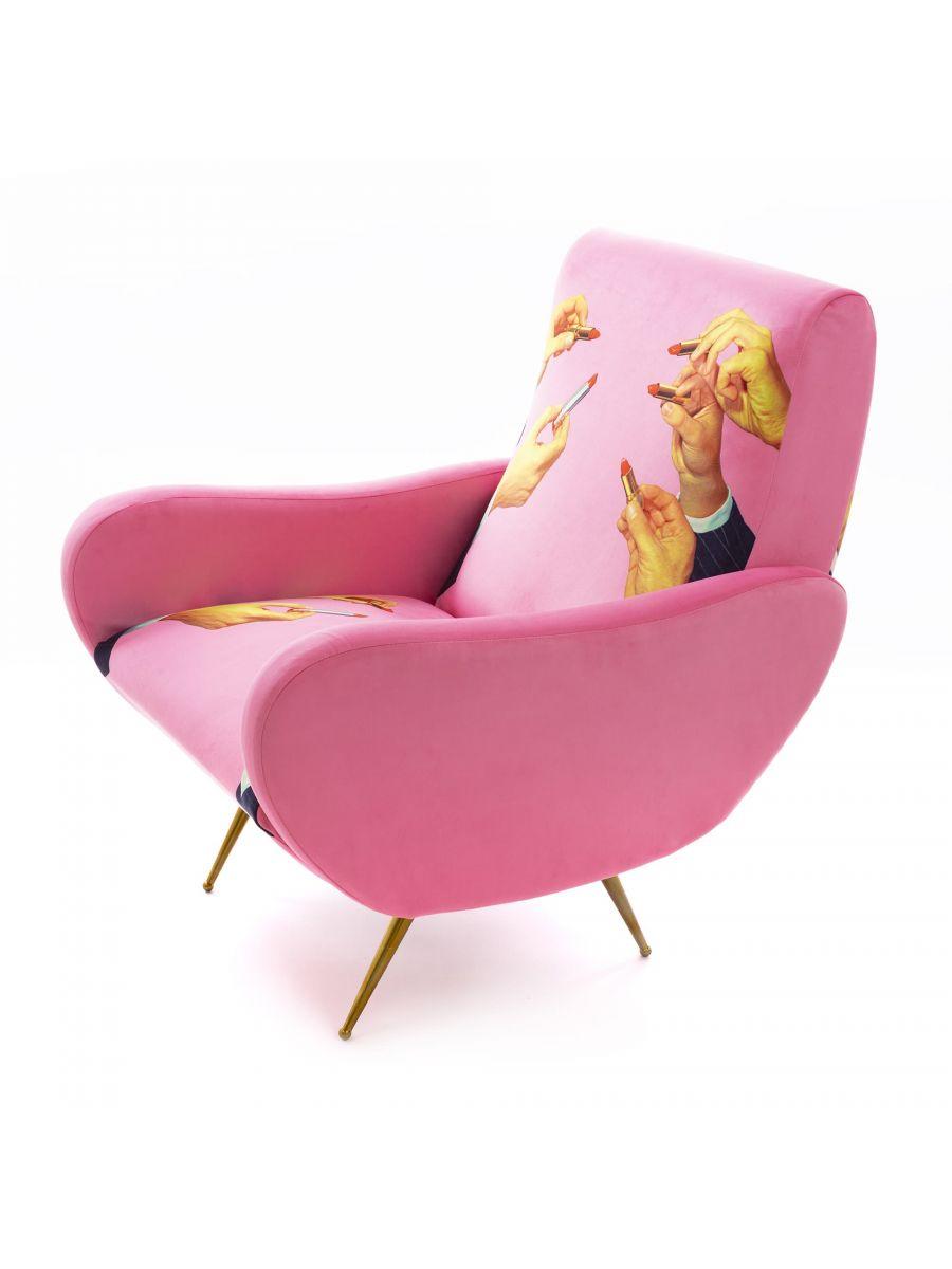 LIPSTICKS armchair pink - Eye on Design