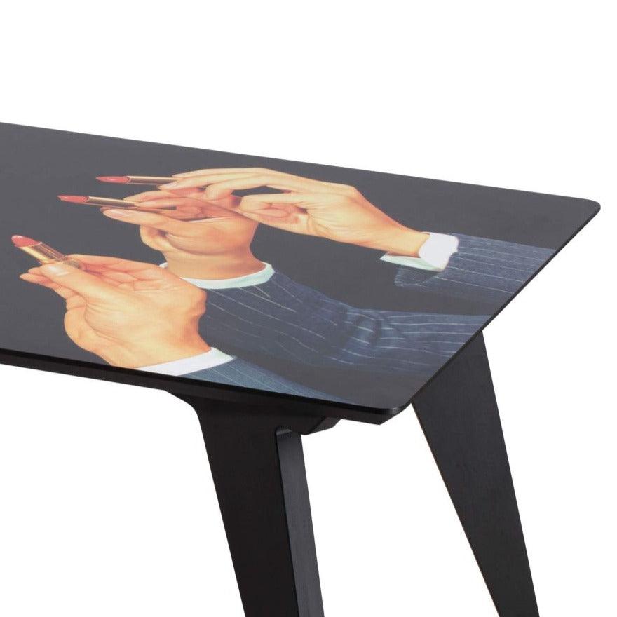 LIPSTICKS rectangular table black - Eye on Design