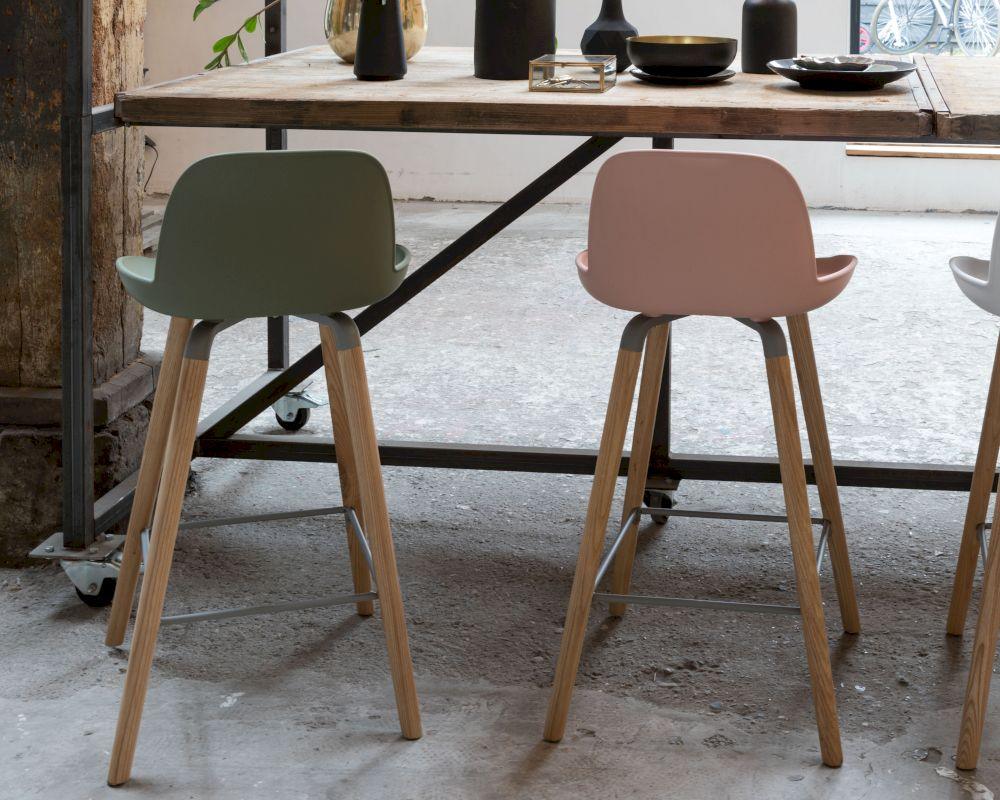 Low bar stool ALBERT KUIP green - Eye on Design