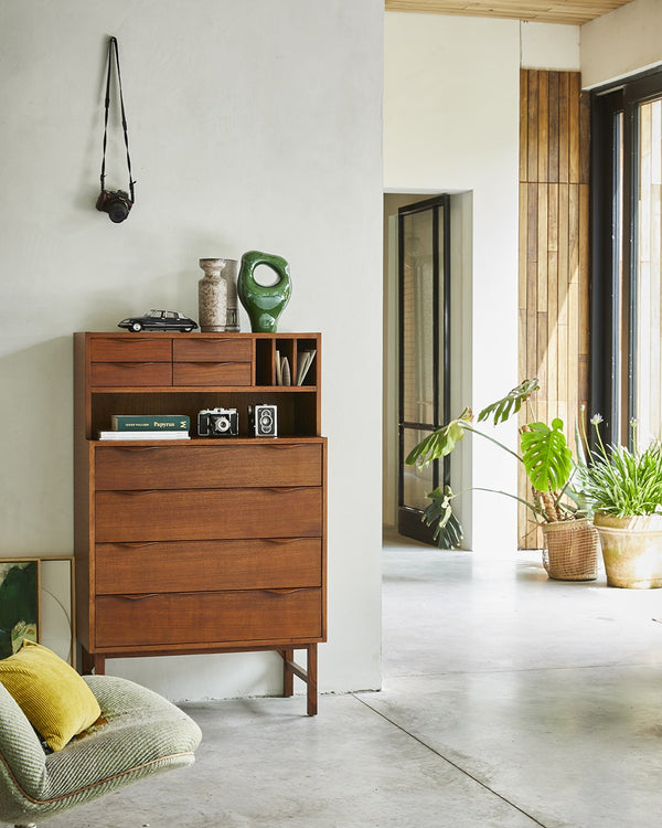 Wooden chest of drawers SECRETAIRY brown, HKliving, Eye on Design