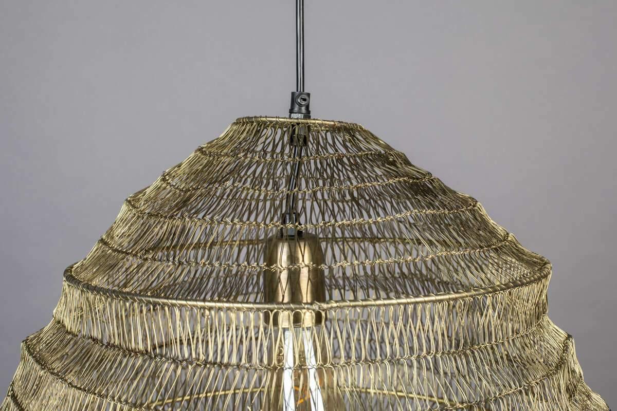 LUCA L pendant lamp brass, Dutchbone, Eye on Design