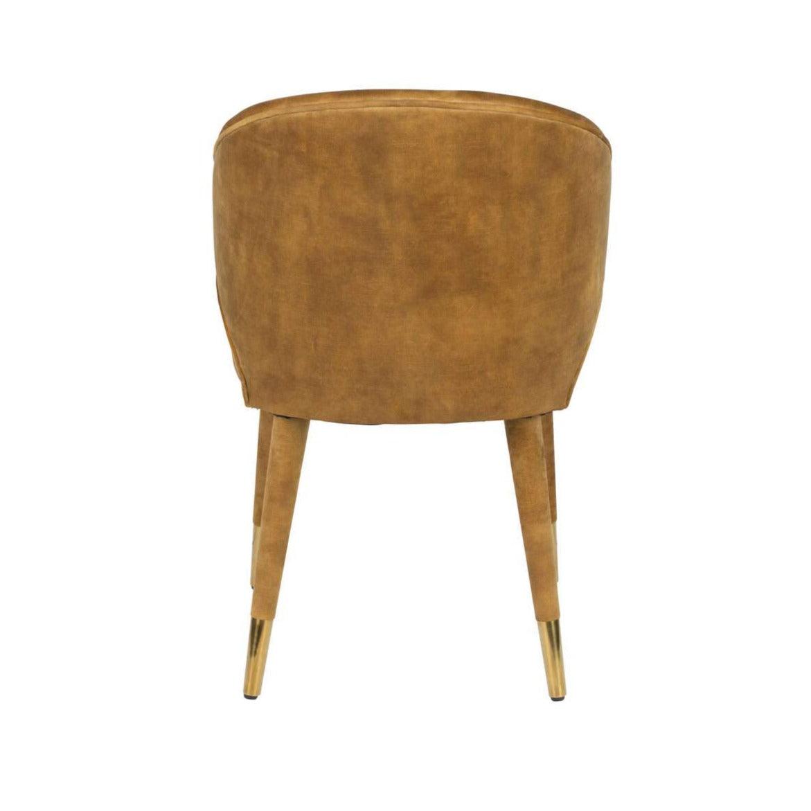 LUNAR VELVET chair mustard - Eye on Design