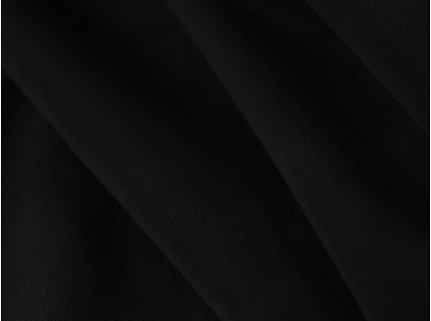 U-shaped velvet corner MAMAIA black with black base