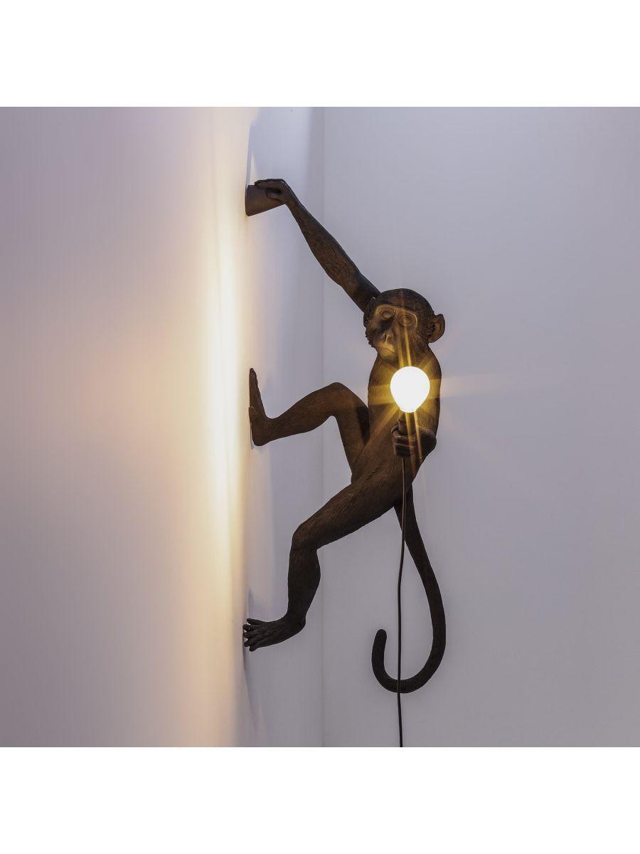 MONKEY HANGING wall lamp - RIGHT black - Eye on Design