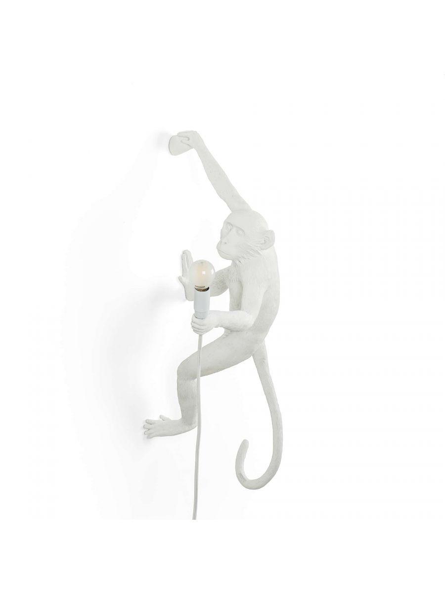 MONKEY HANGING wall lamp - RIGHT white - Eye on Design