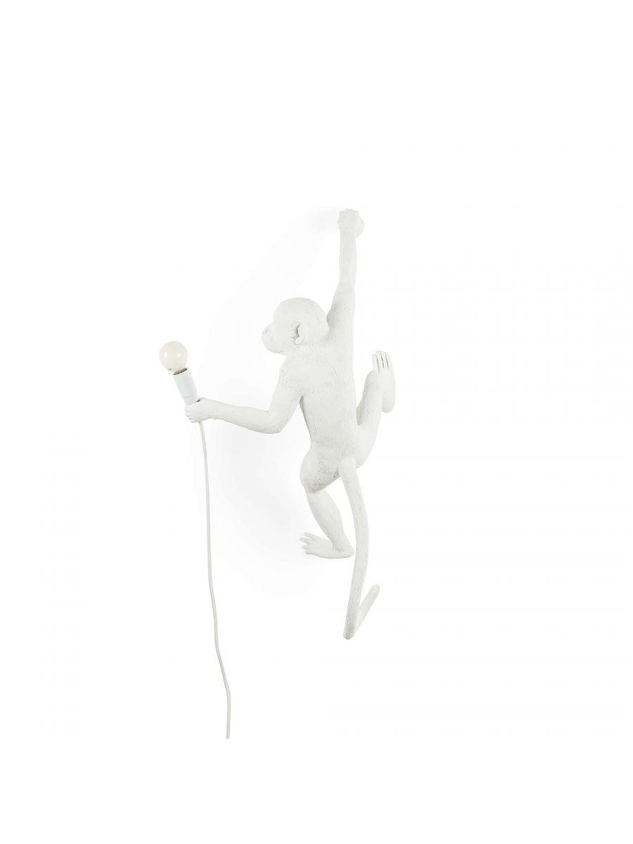 MONKEY HANGING wall lamp - RIGHT white - Eye on Design