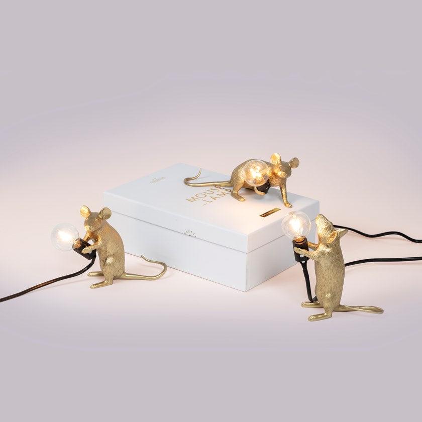 MOUSE STEP lamp gold - Eye on Design