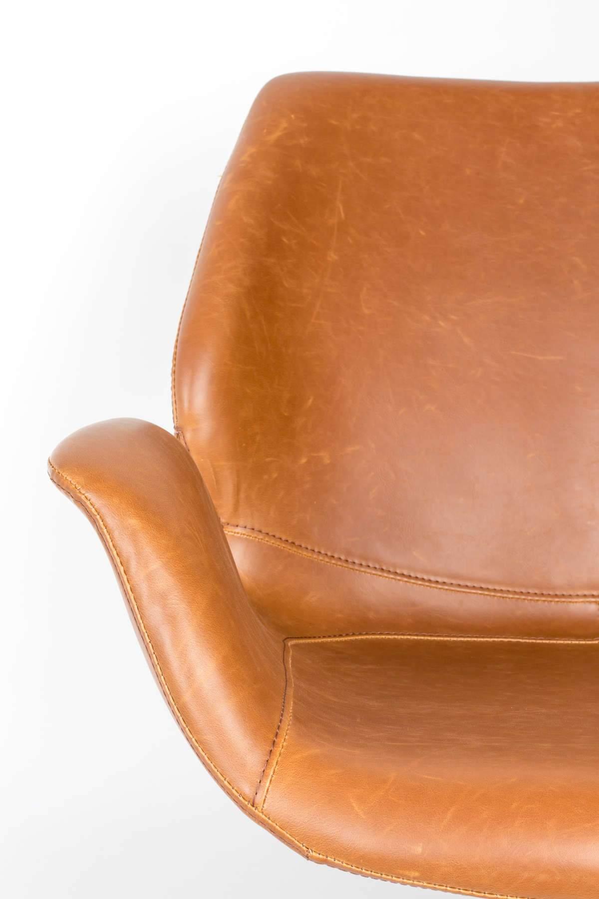 NIKKI brown lounge armchair - Eye on Design