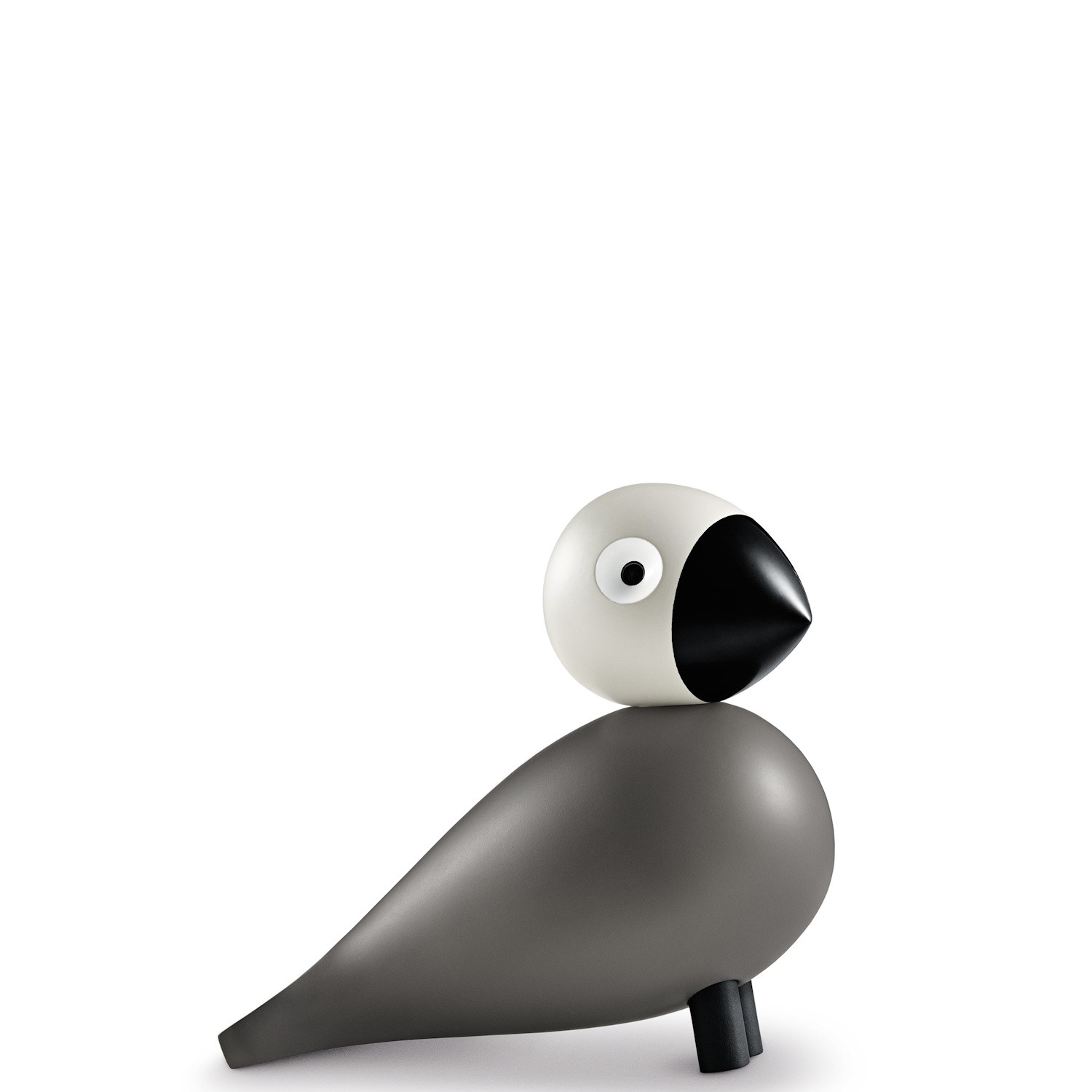 Decorative figurine SONGBIRD ERNST grey