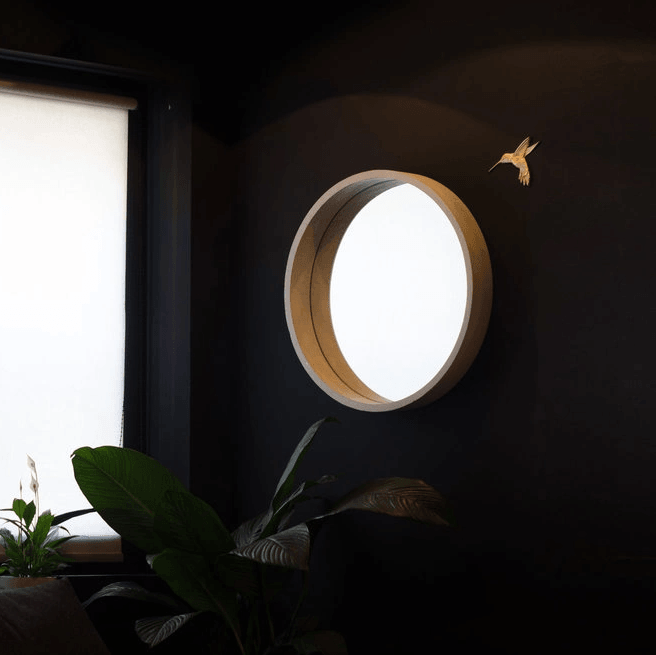 OVAL concrete mirror - Eye on Design