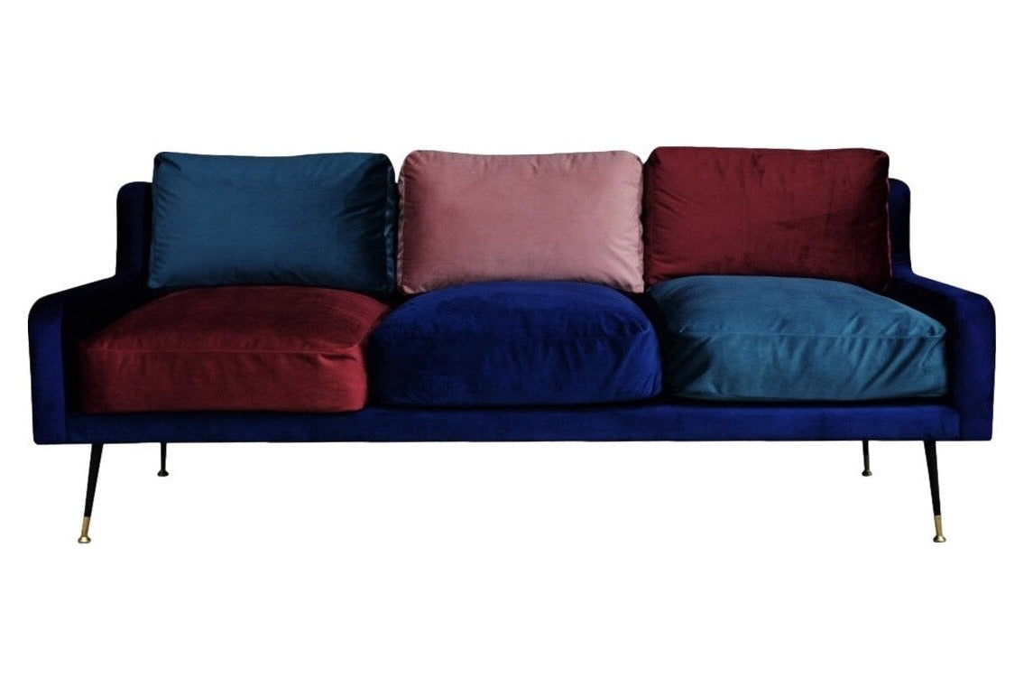 PLUM 4 sofa, navy blue, Happy Barok, Eye on Design