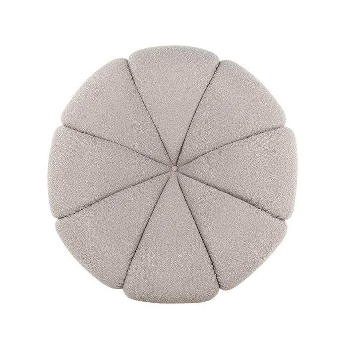 PALERMO pouffe taupe boucle - Eye on Design