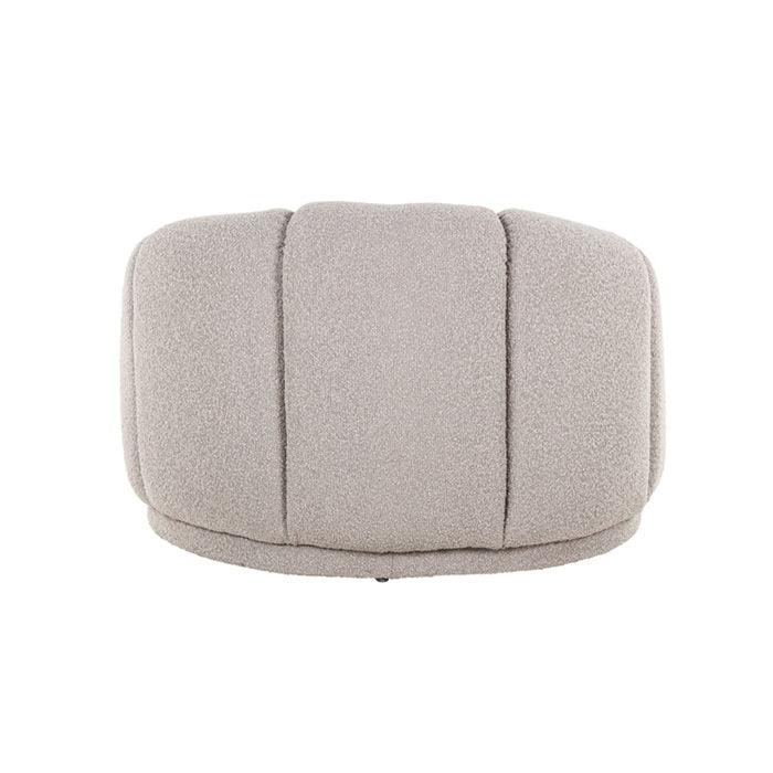 PALERMO pouffe taupe boucle - Eye on Design