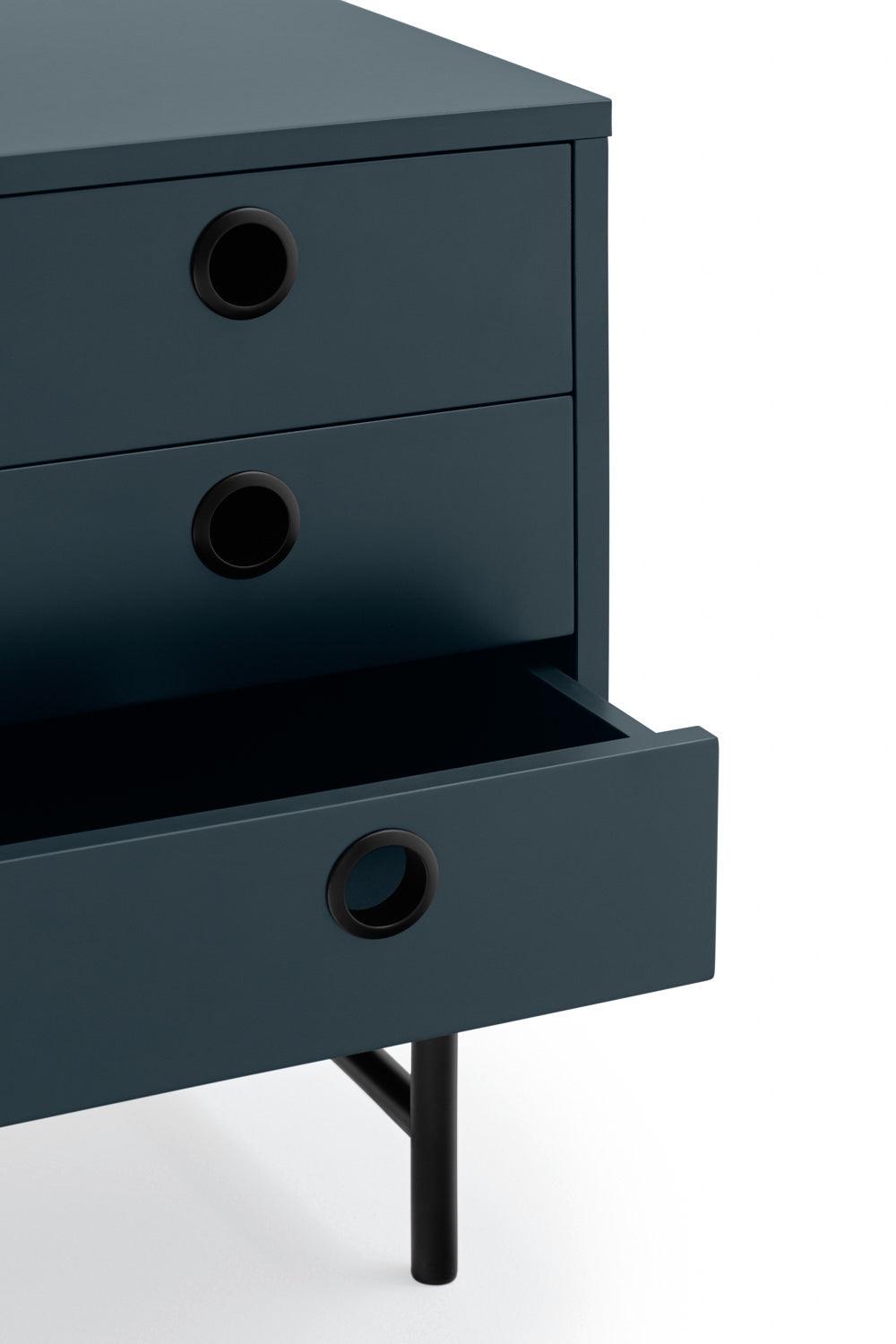 PUNTO bedside cabinet dark blue - Eye on Design