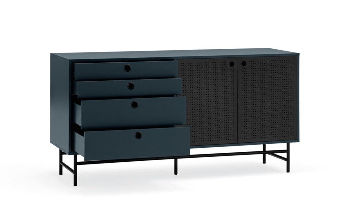 PUNTO chest of drawers dark blue - Eye on Design