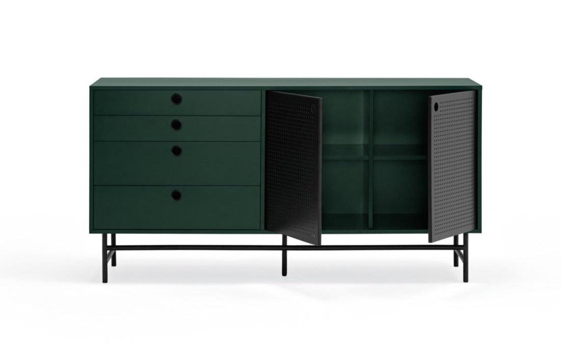 PUNTO chest of drawers dark green - Eye on Design