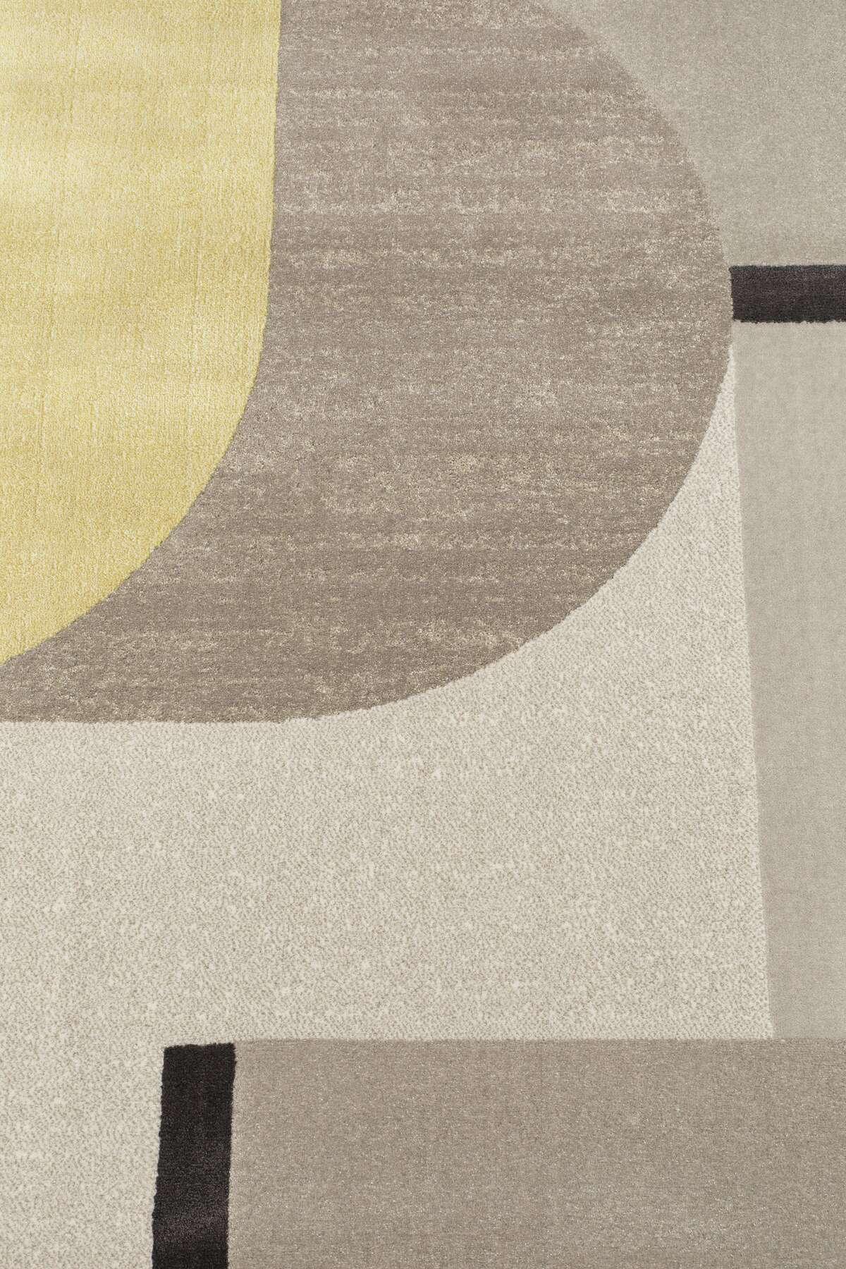 Rectangular carpet HILTON yellow - 160 x 230 cm, Zuiver, Eye on Design