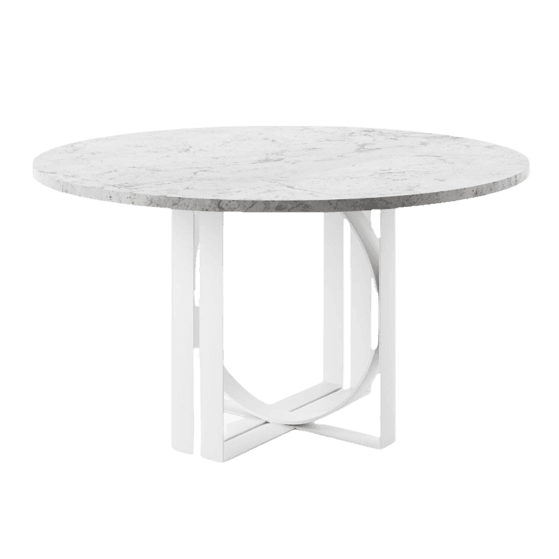 RING table white marble with white base, Absynth, Eye on Design
