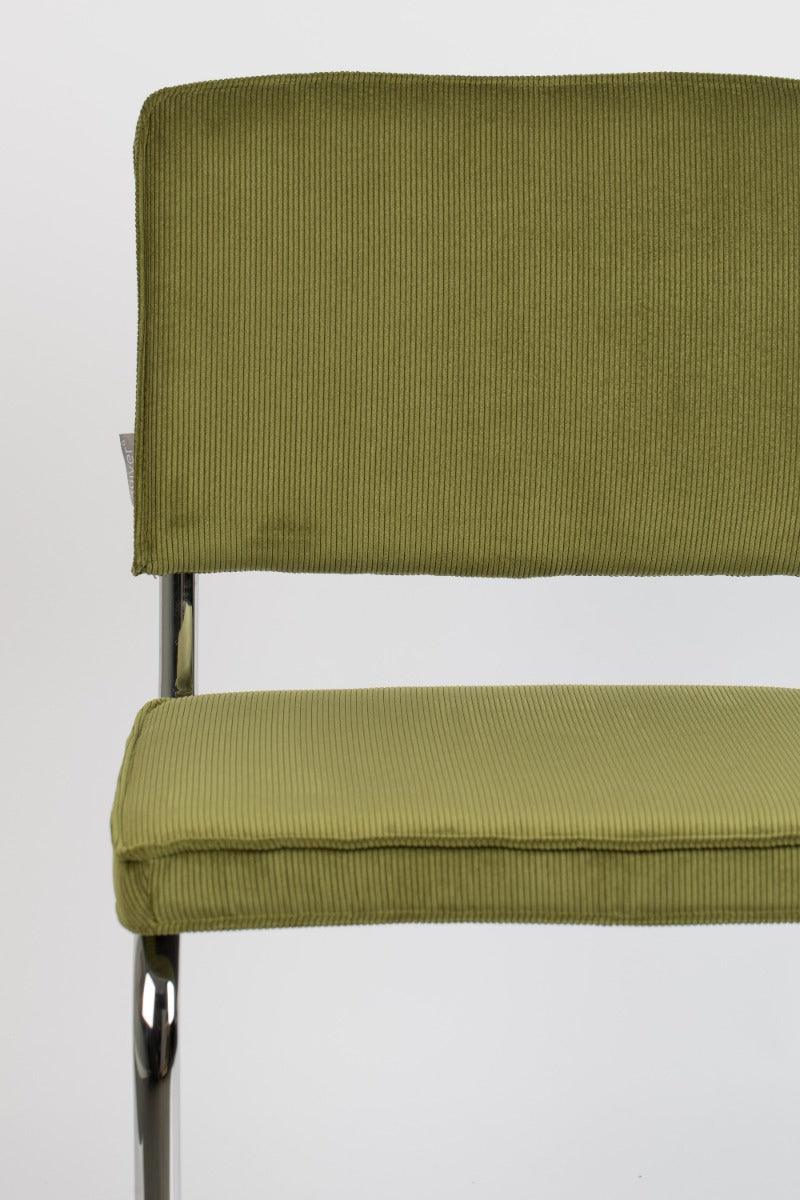 RIDGE RIB chair green - Eye on Design