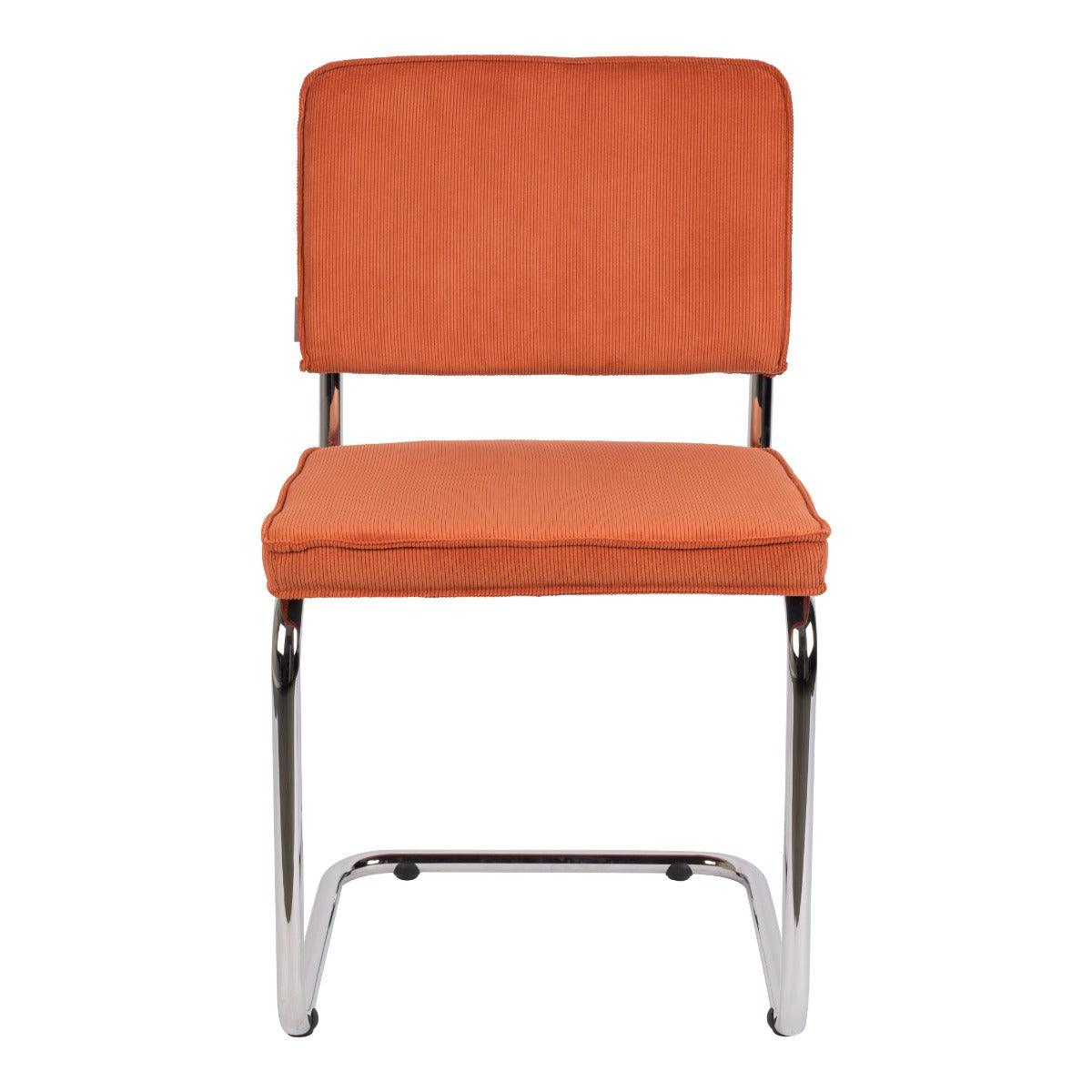 RIDGE RIB chair orange, Zuiver, Eye on Design