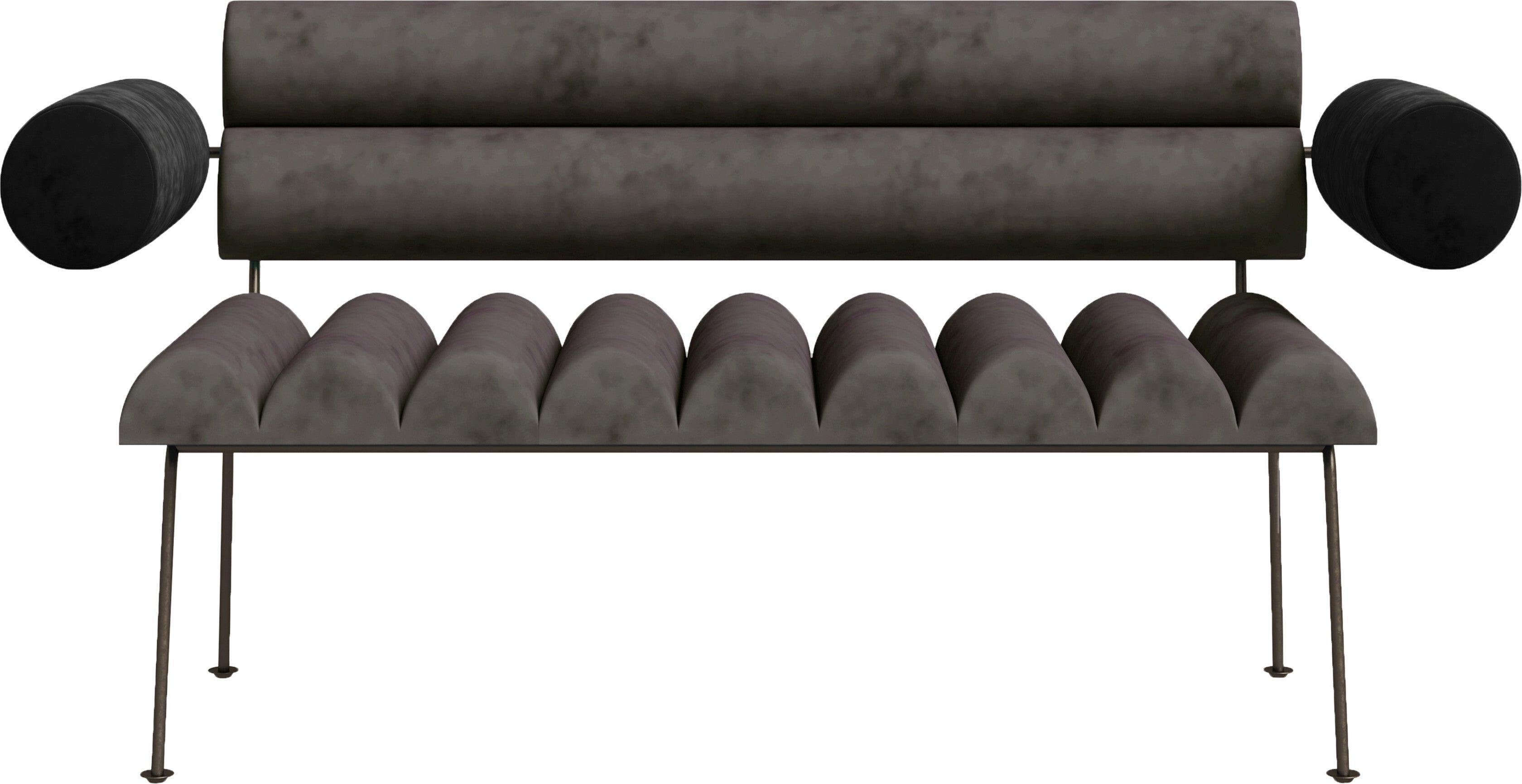 ROLL&ROLL bench dark grey - Eye on Design