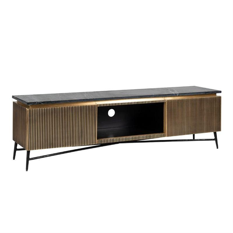 RTV Cabinet IRONVILLE Gold - Eye on Design