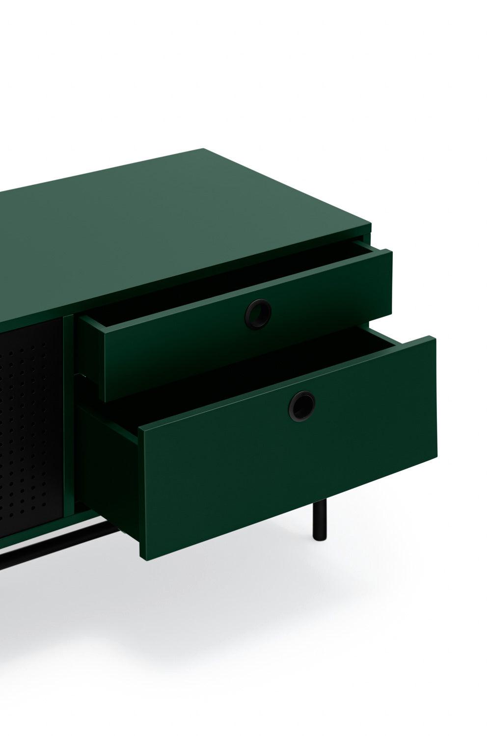 RTV cabinet PUNTO dark green - Eye on Design