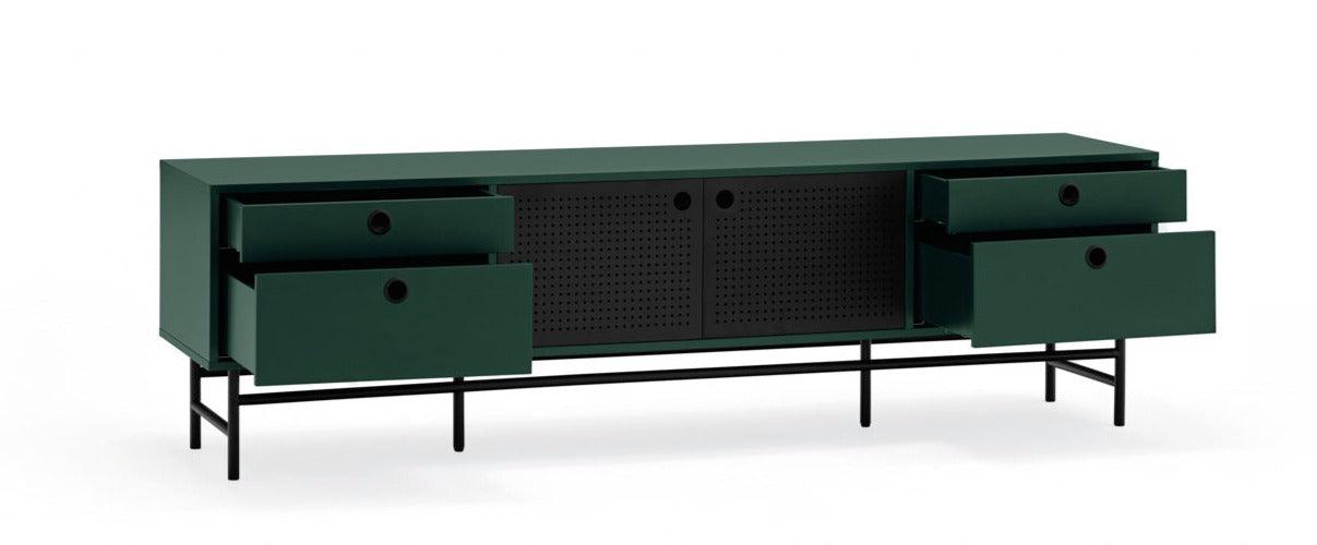 RTV cabinet PUNTO dark green - Eye on Design