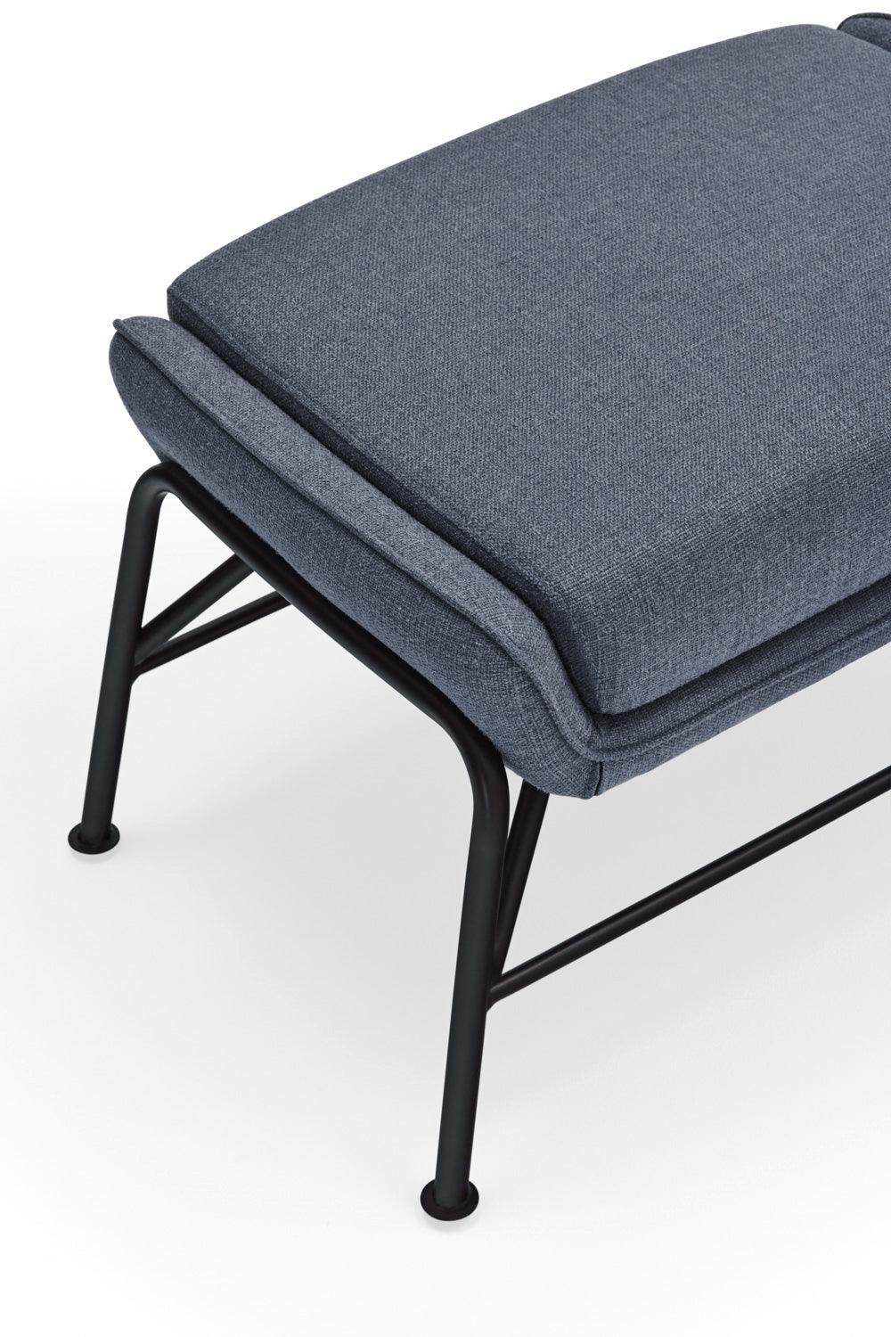 SADIRA footstool blue - Eye on Design