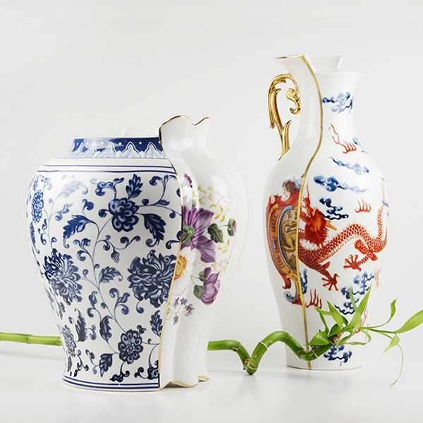ADELMA porcelain vase