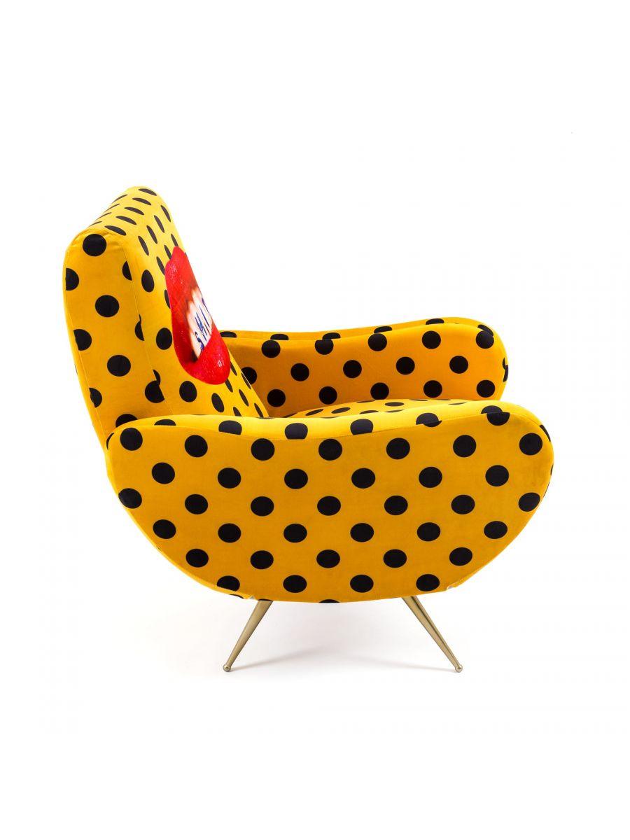 SHIT armchair yellow - Eye on Design