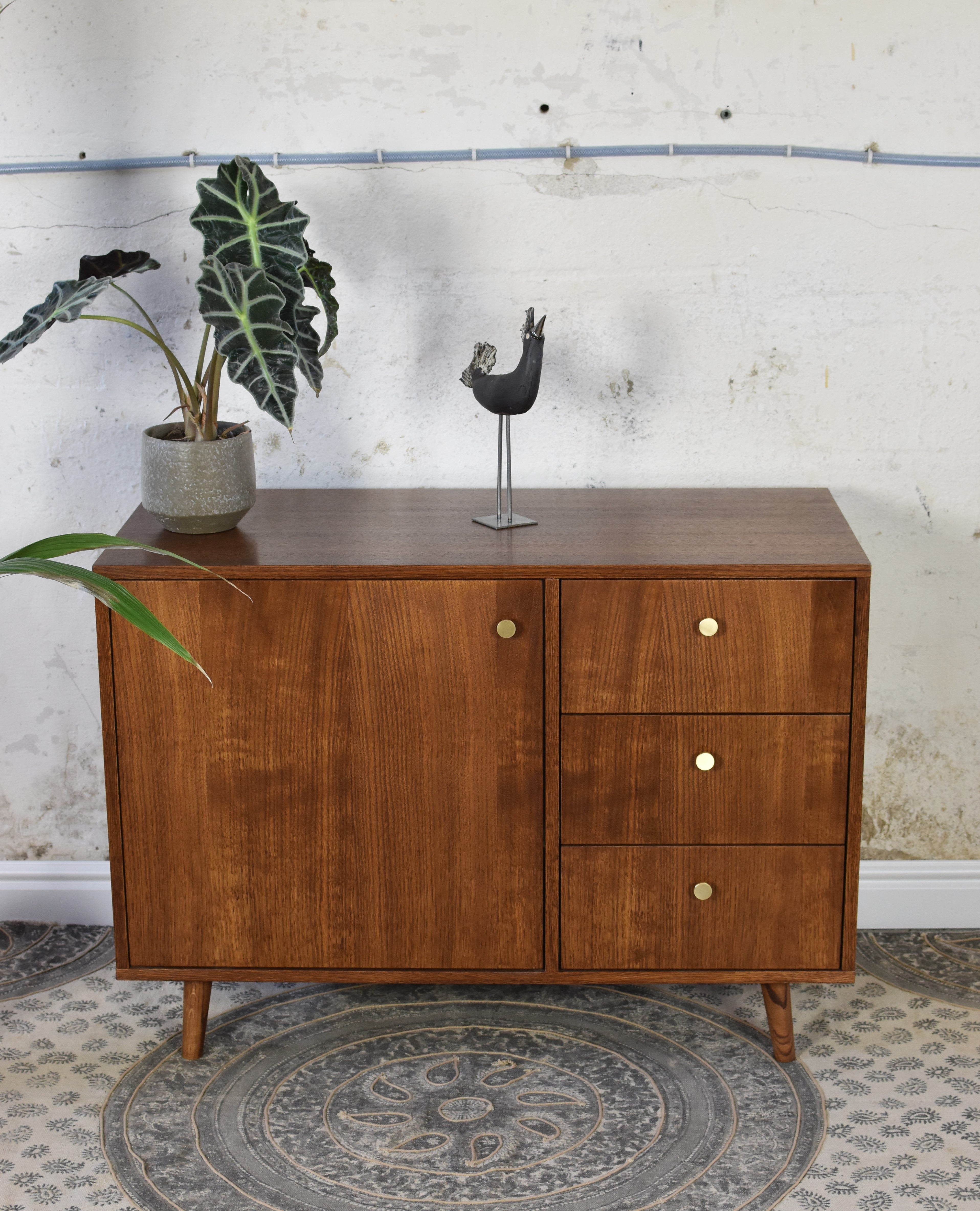 VINA chest of drawers brown