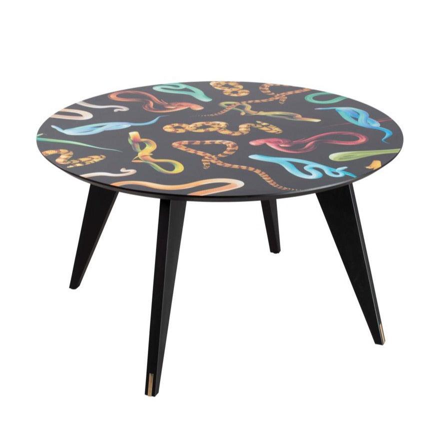 SNAKES round table black - Eye on Design