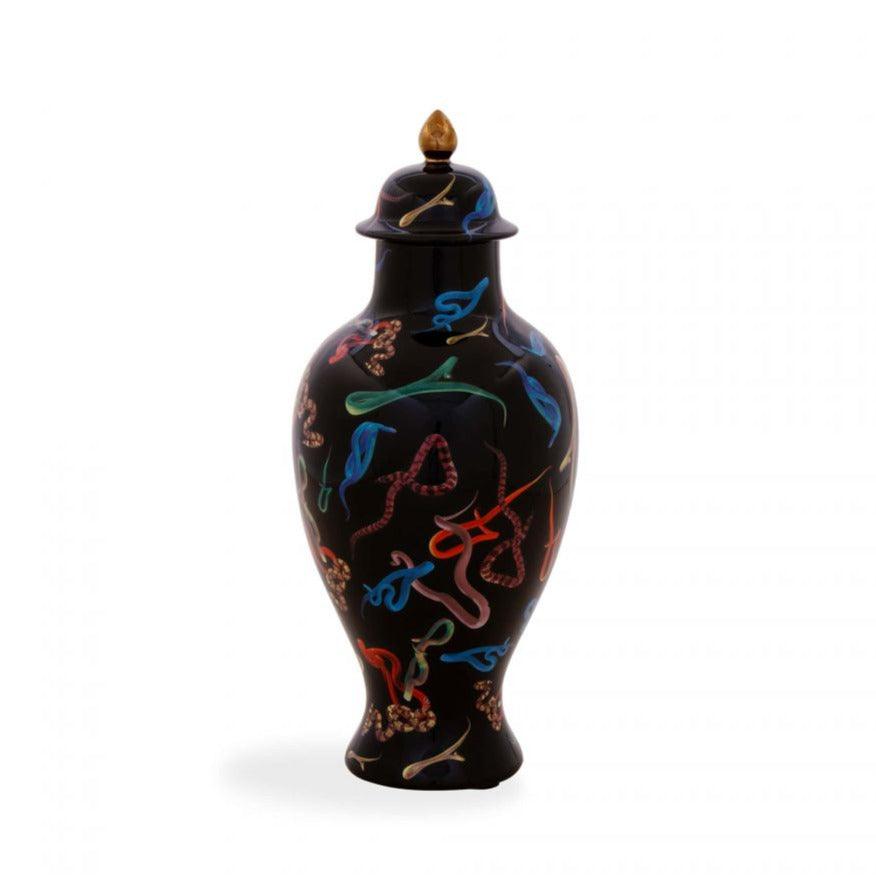 SNAKES vase black - Eye on Design